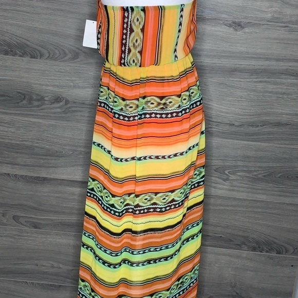 Ruby Rox Boho Strapless Dress Size Small - Picture 4 of 6